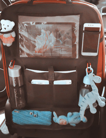 Car Backseat Storage Organizer with Multi-Function Pockets
