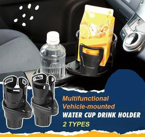 Car Cup Holder with Multi-Function Beverage Tray